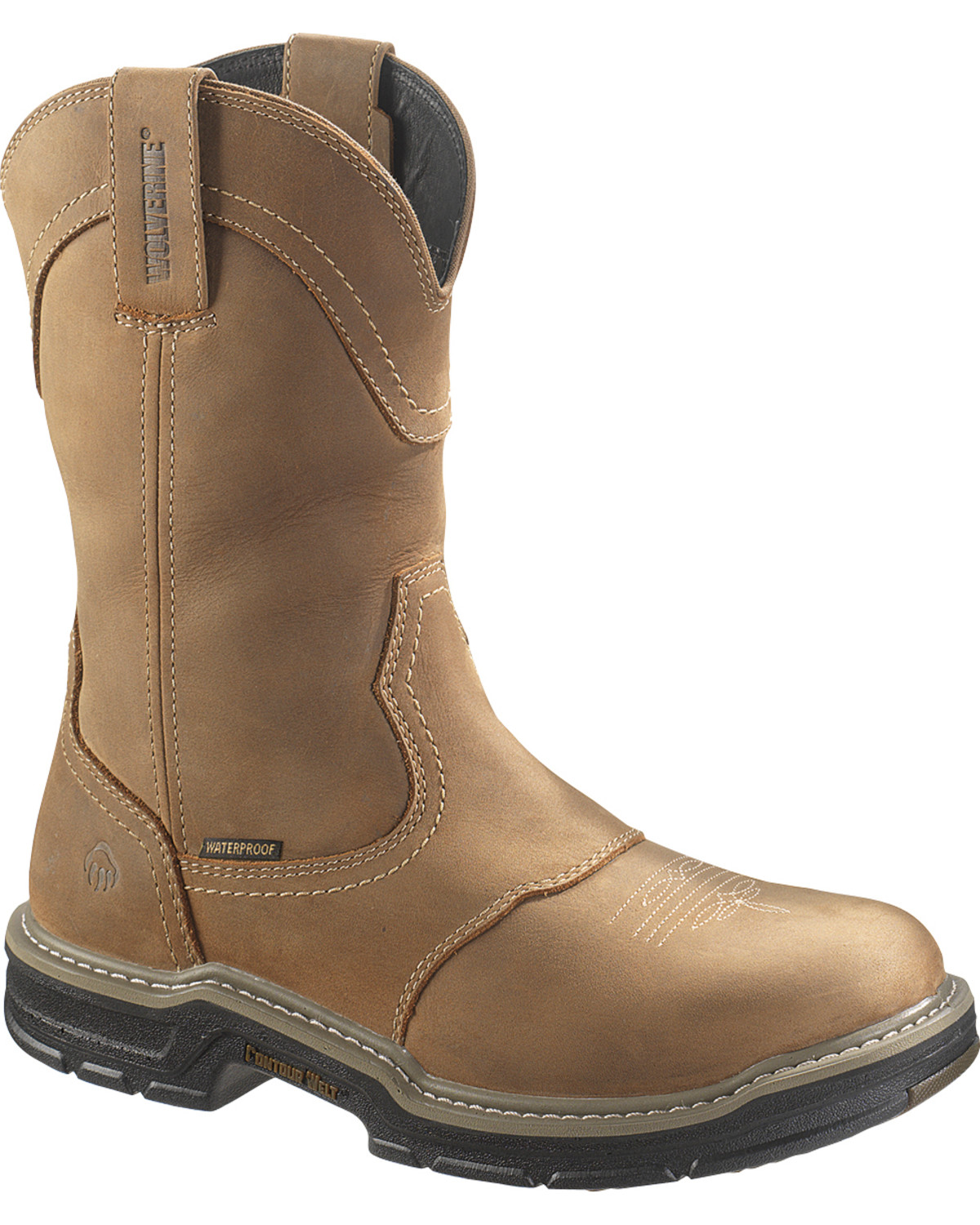 wolverine wellington steel toe boots