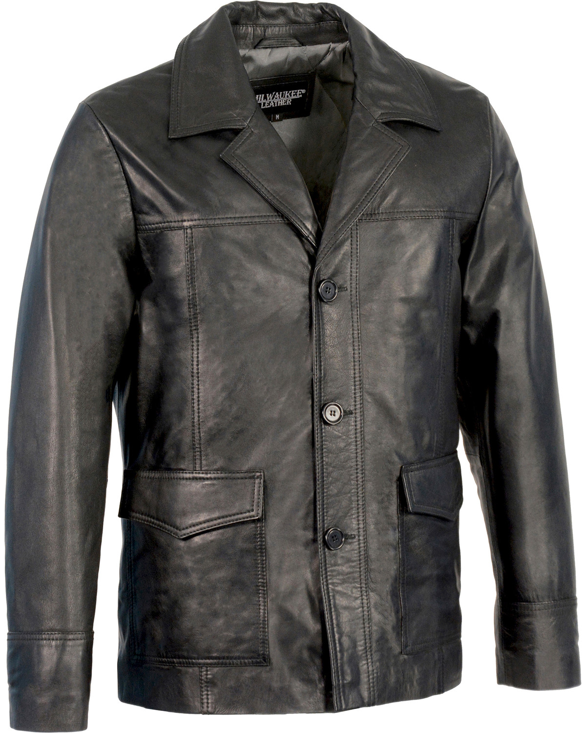 Milwaukee Leather Men's Car Coat Jacket