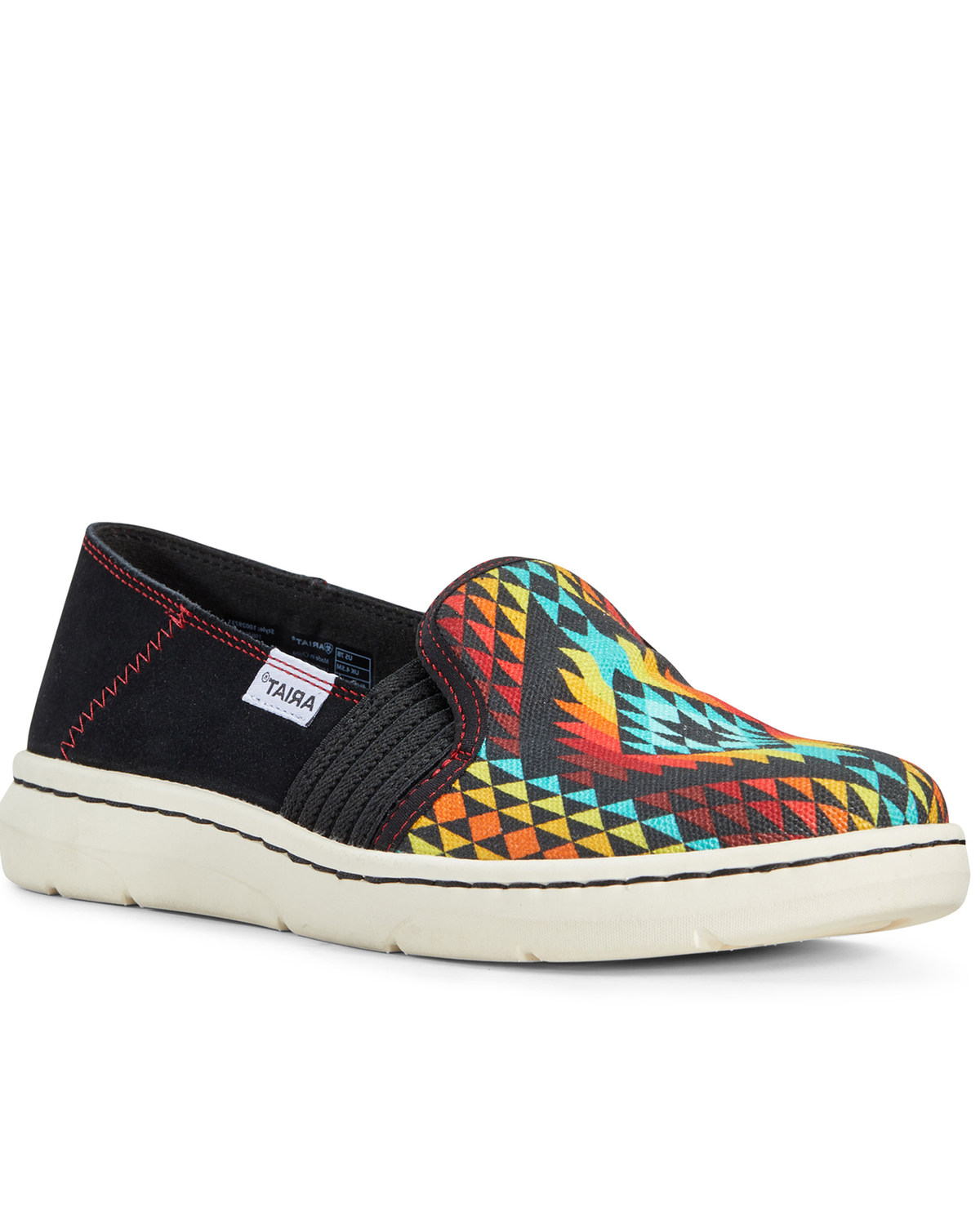 rainbow slip on shoes