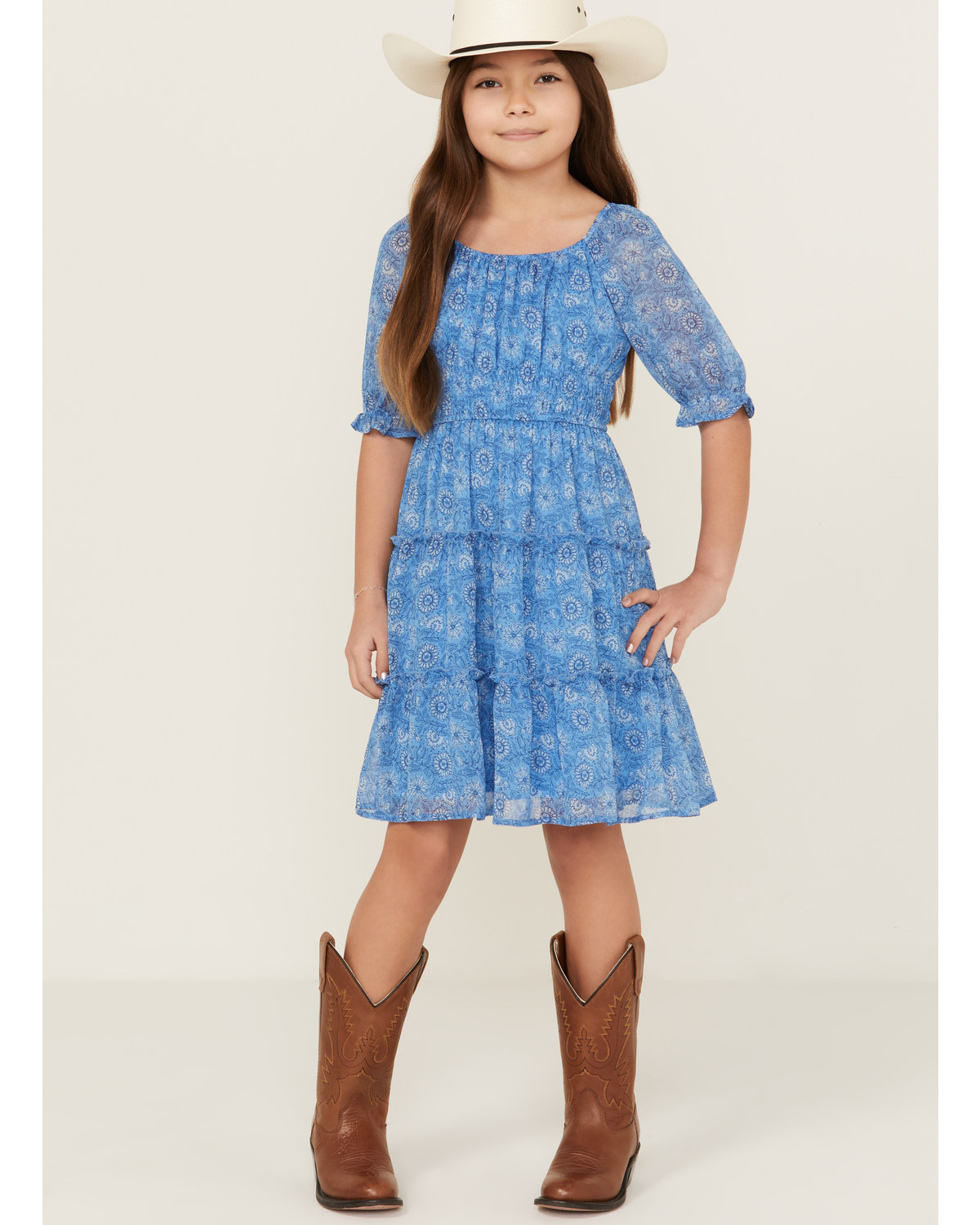 Zara PRINTED RUFFLED DRESS | Mall of America®