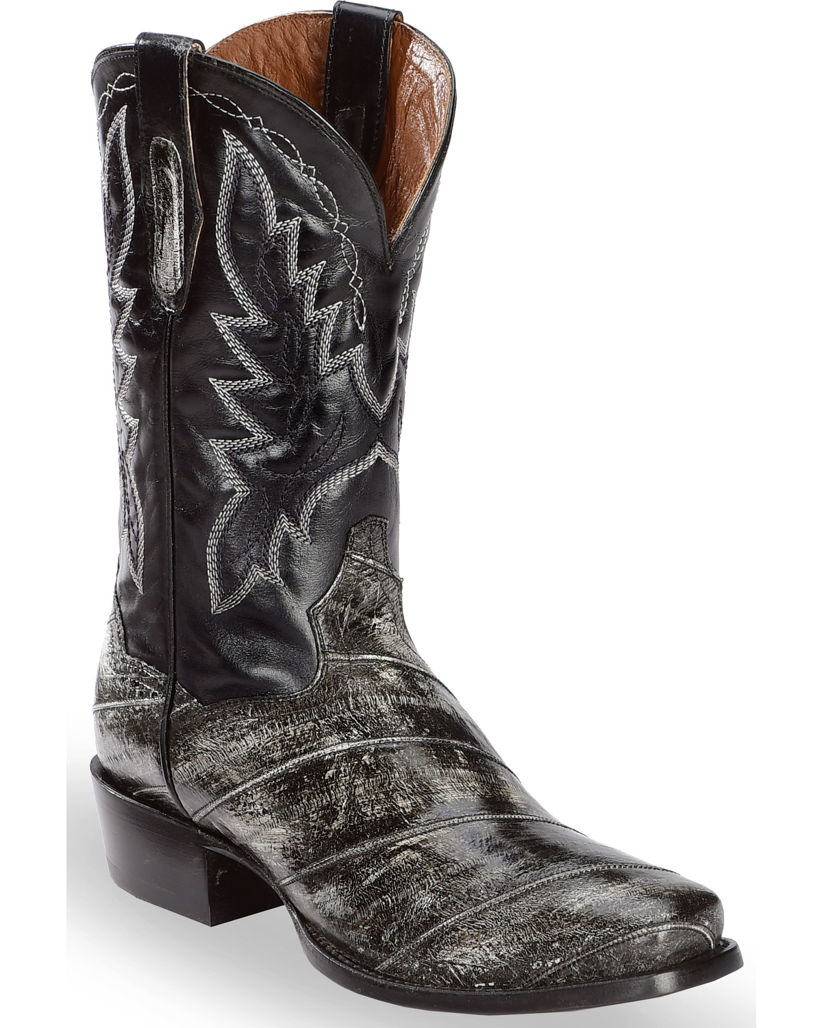 Dan Post Men's Eel Cowboy Boots - Square Toe | Boot Barn