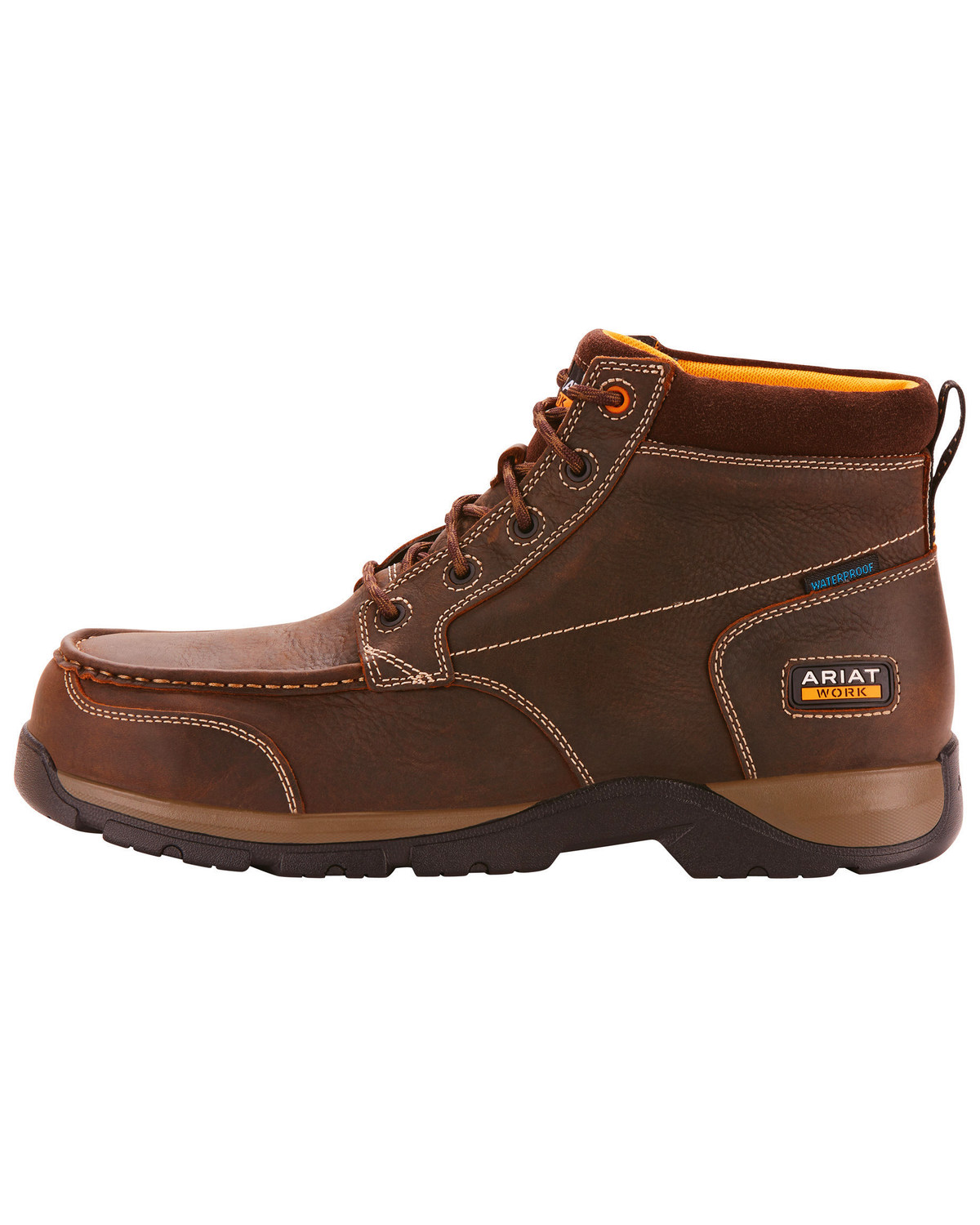 Ariat Men's Brown Waterproof Edge LTE Chukka Boots Composite Toe