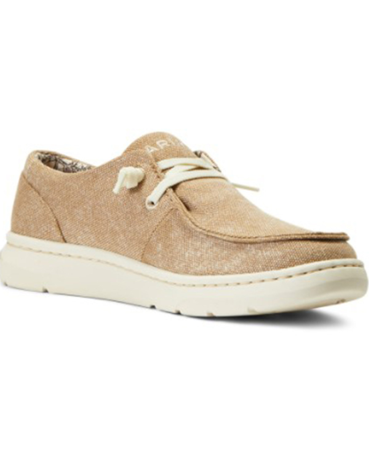 Ariat Women's Canvas Washed Full Vamp Casual Hilo - Moc Toe