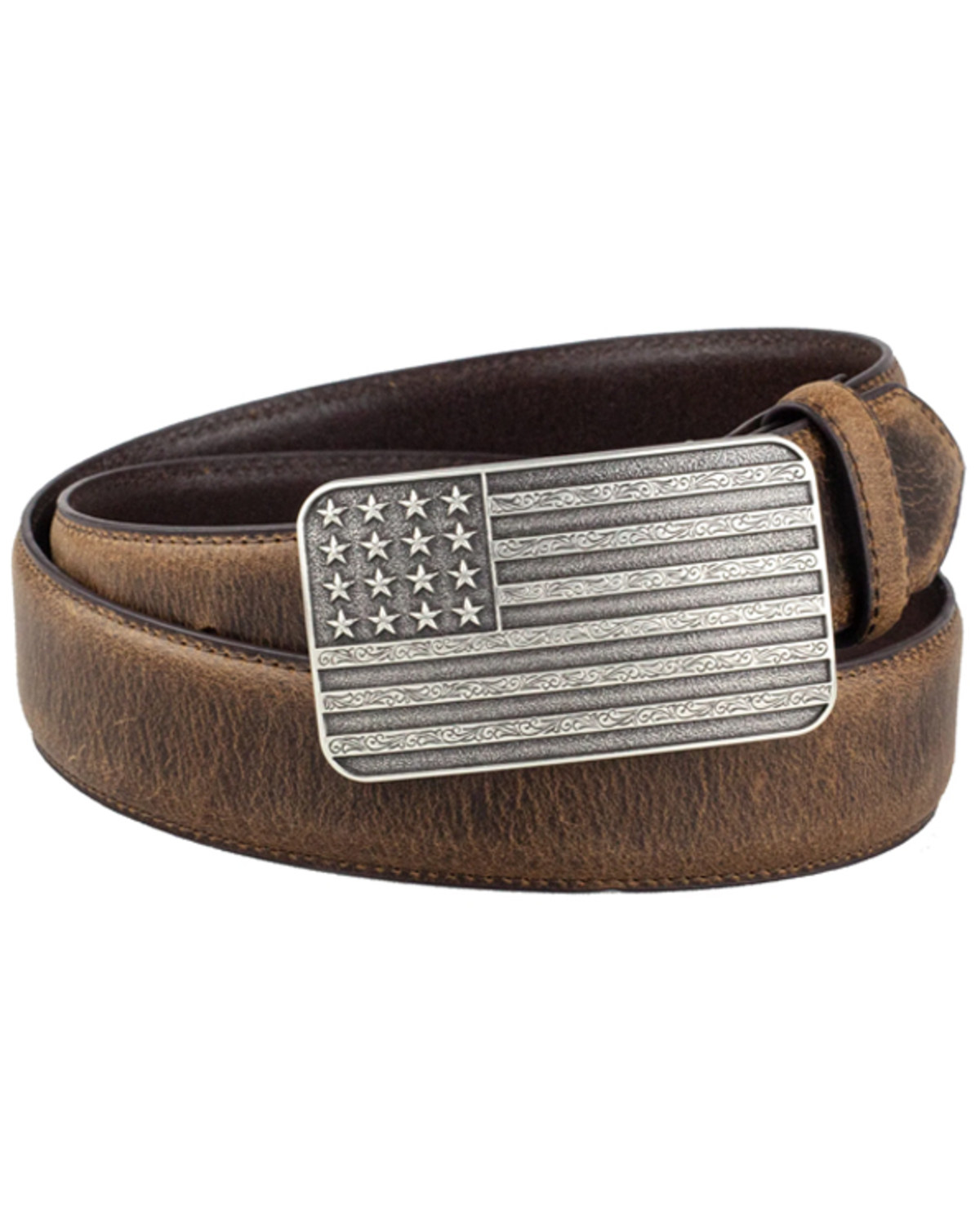 Cody James Men's American Flag Buckle Belt