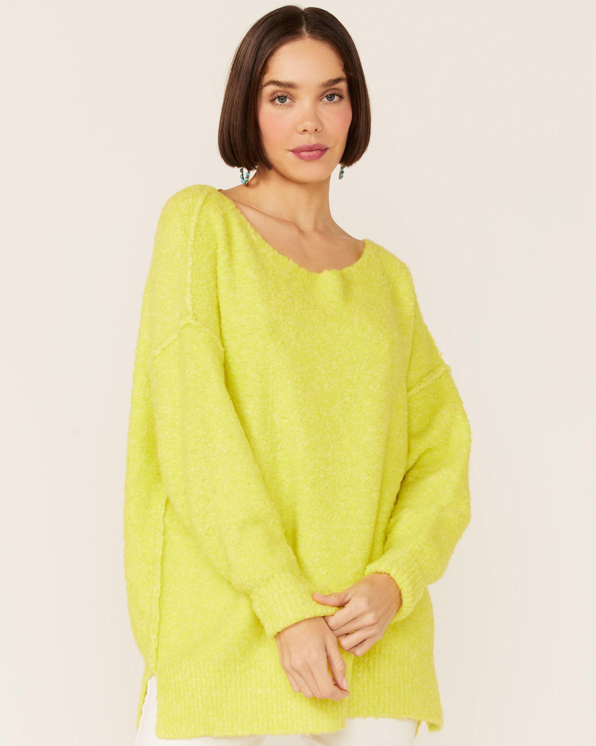 Free People Women's Citron Moira Slouchy Tunic Sweater