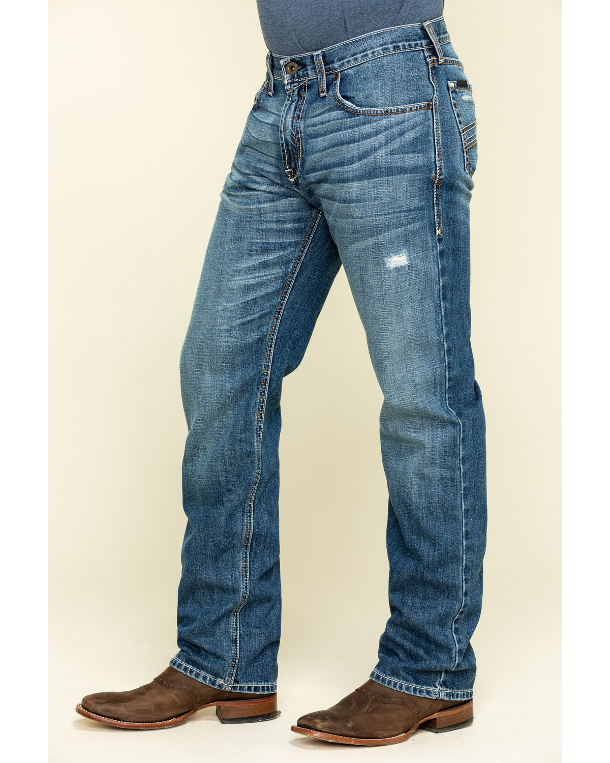 Ariat Men's Riverbend Val Stackable Rigid Relaxed Bootcut Jeans | Boot Barn