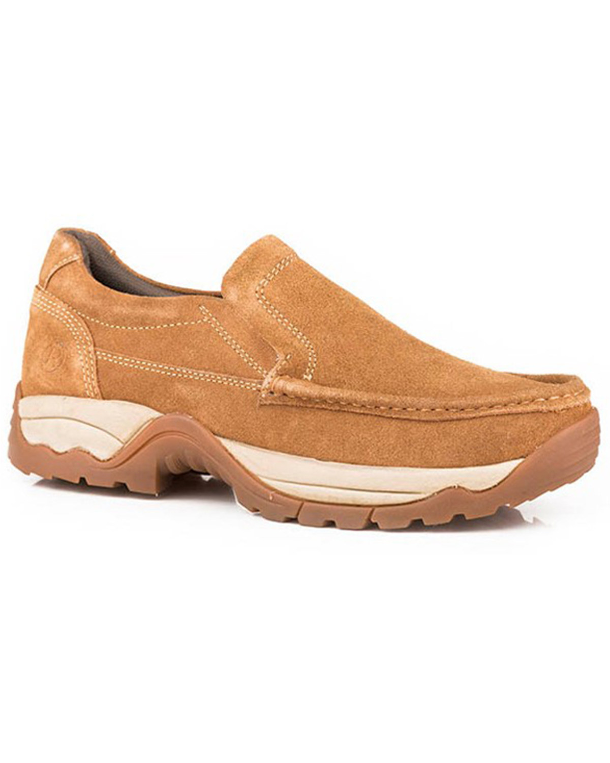 Roper Men's Maverick Slip-On Shoe - Moc Toe