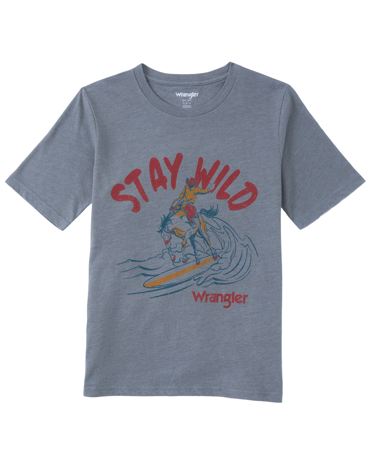 Wrangler Boys' Stay Wild Short Sleeve Graphic T-Shirt