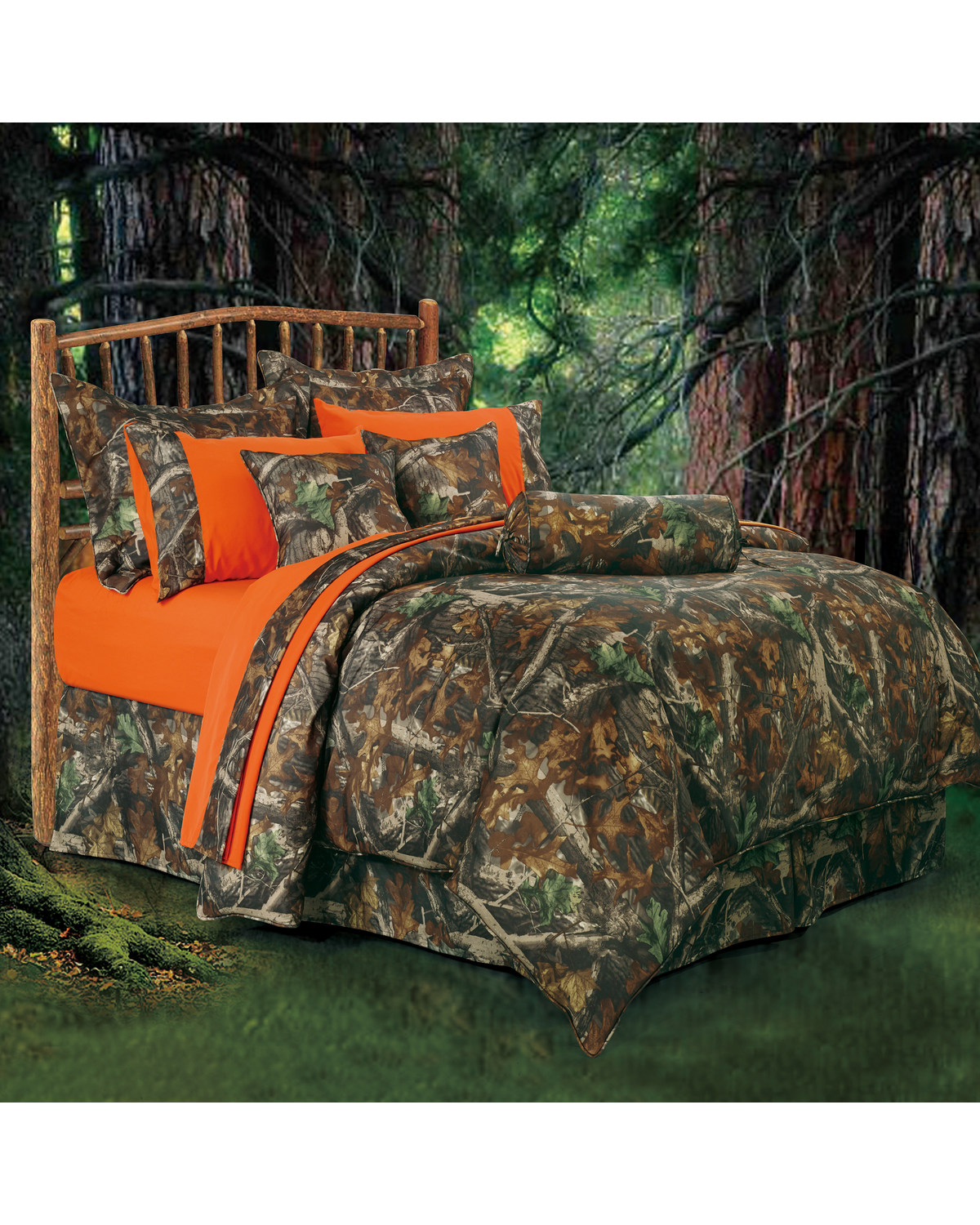 Hiend Accents Realtree Camo Queen Size Comforter Set Boot Barn