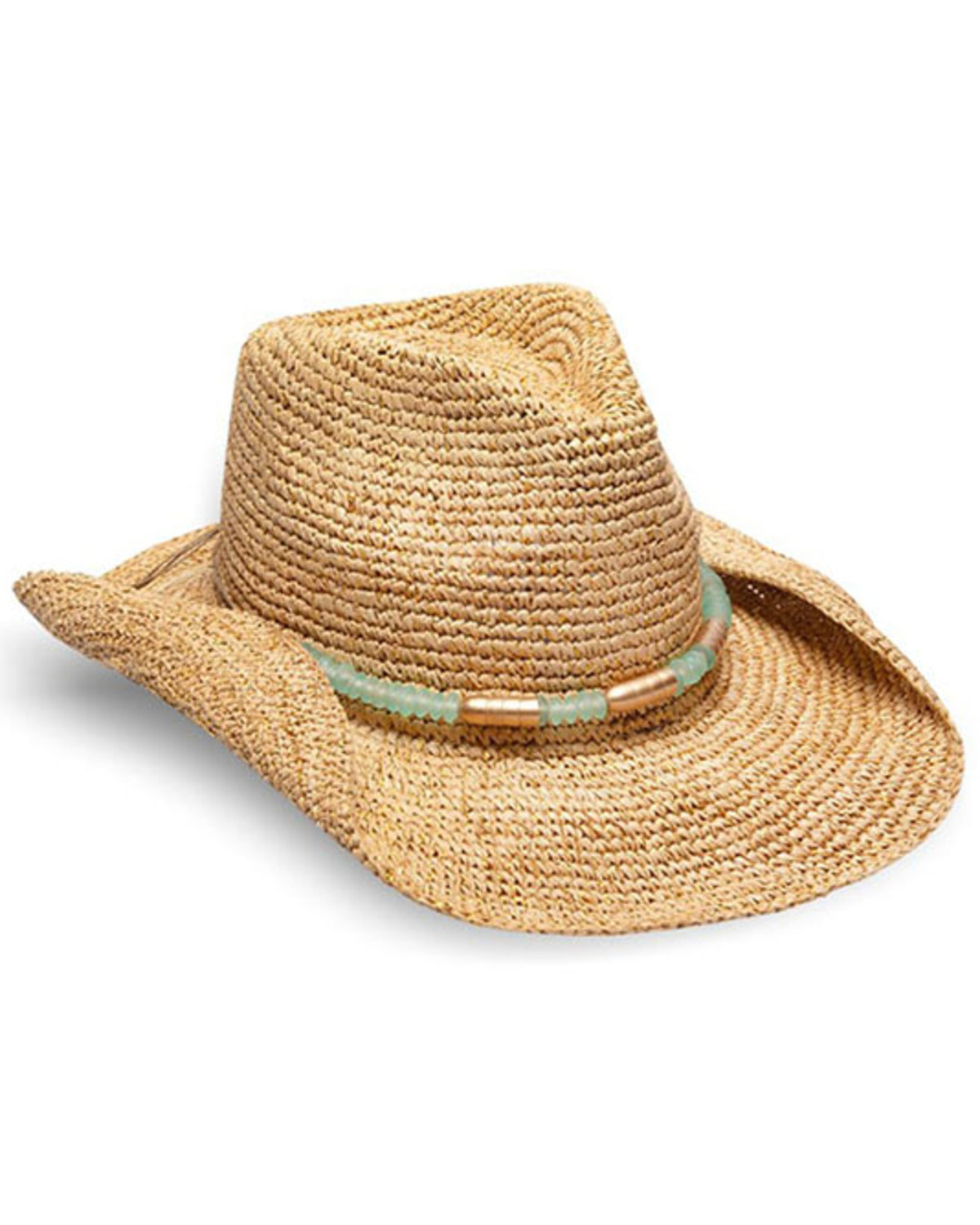 Nikki Beach Women's Chrysta Straw Cowboy Hat