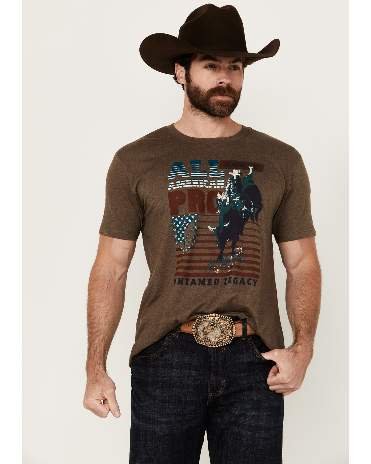 RANK 45® Men's All American Pro Short Sleeve Graphic T-Shirt