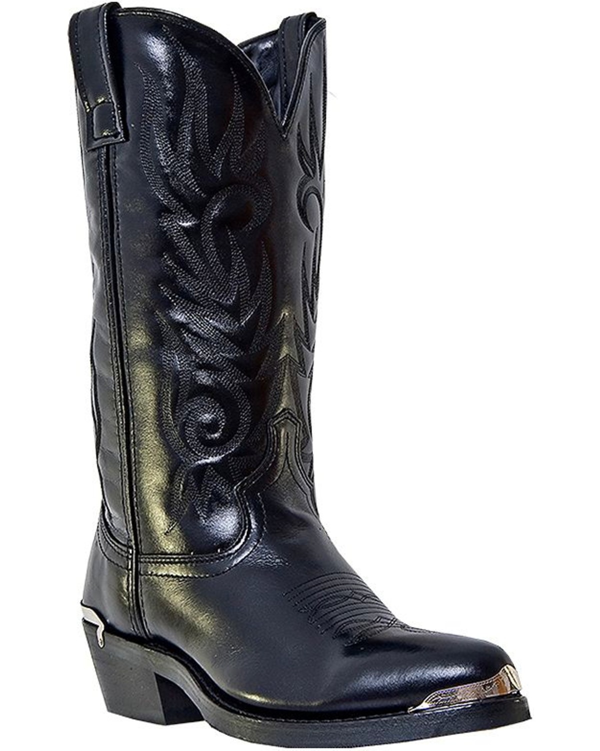 black laredo boots
