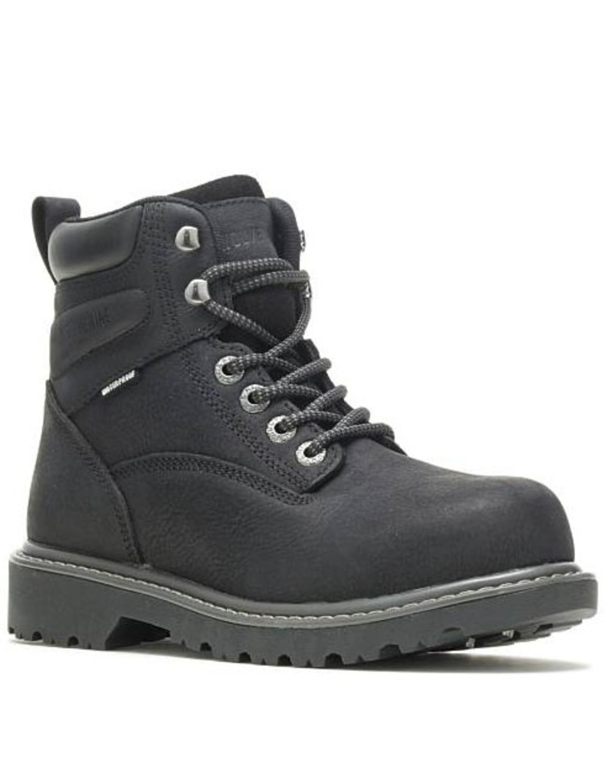 wolverine boots steel toe black
