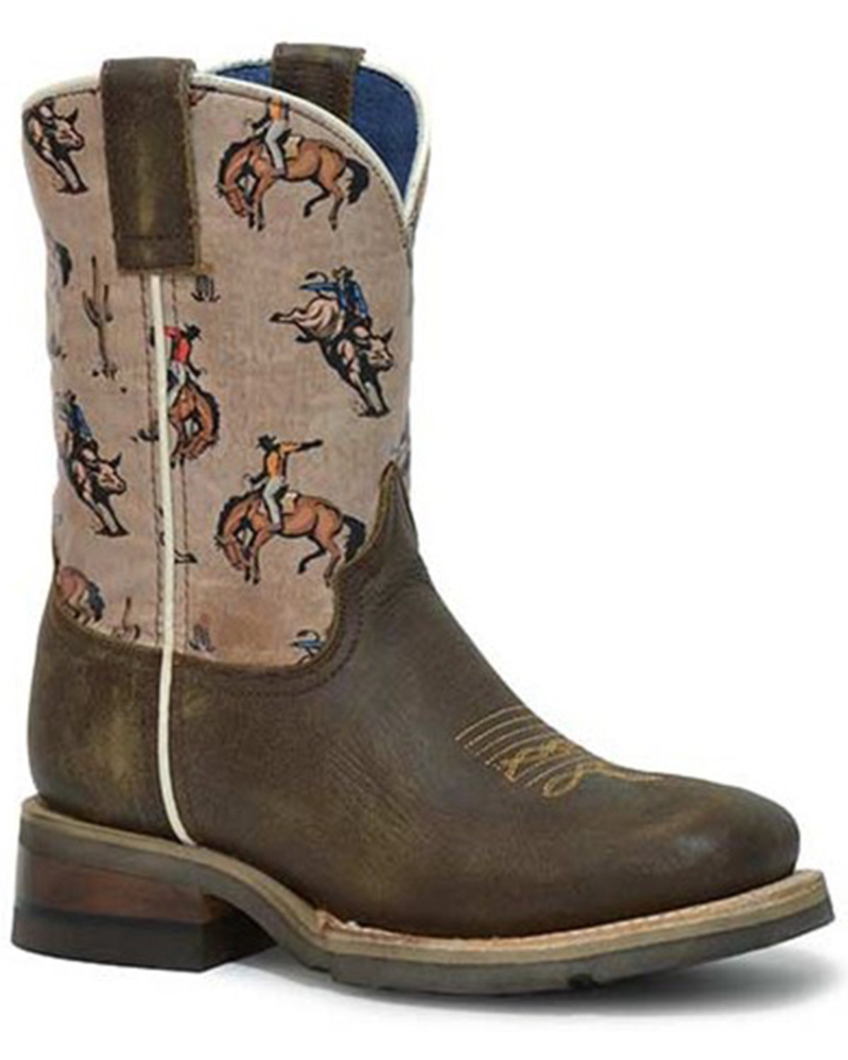 Roper Boys' Roughstock Western Boots - Square Toe