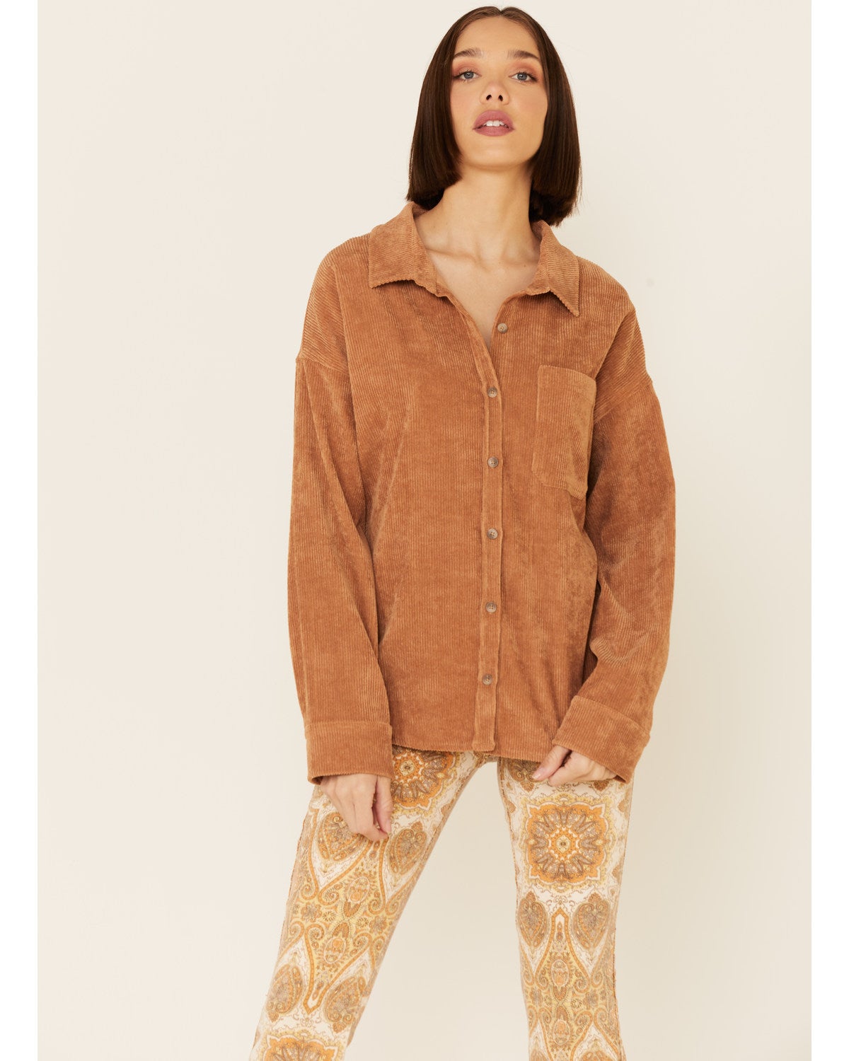 Wishlist Women's Solid Corduroy 