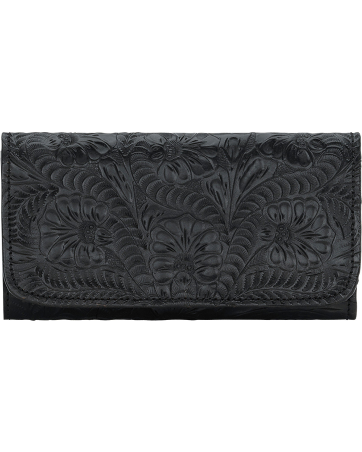 American West Women's Tri-Fold Wallet with Snap Closure