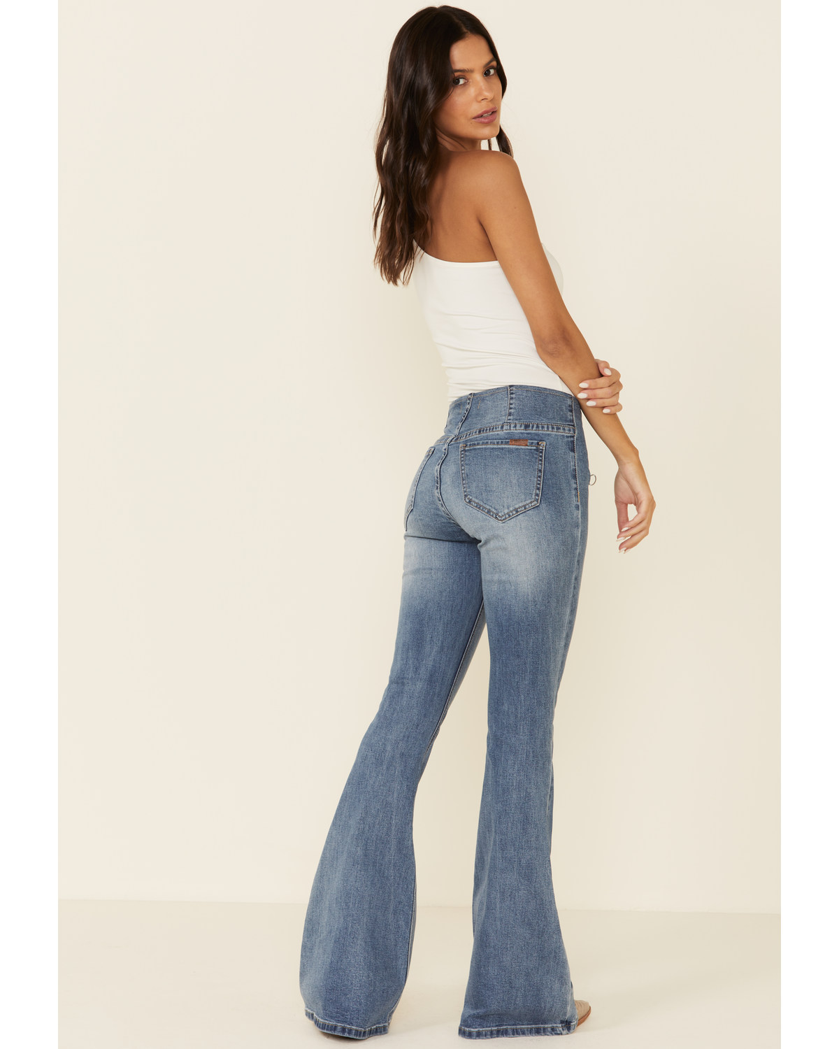 womens pull on boyfriend jeans