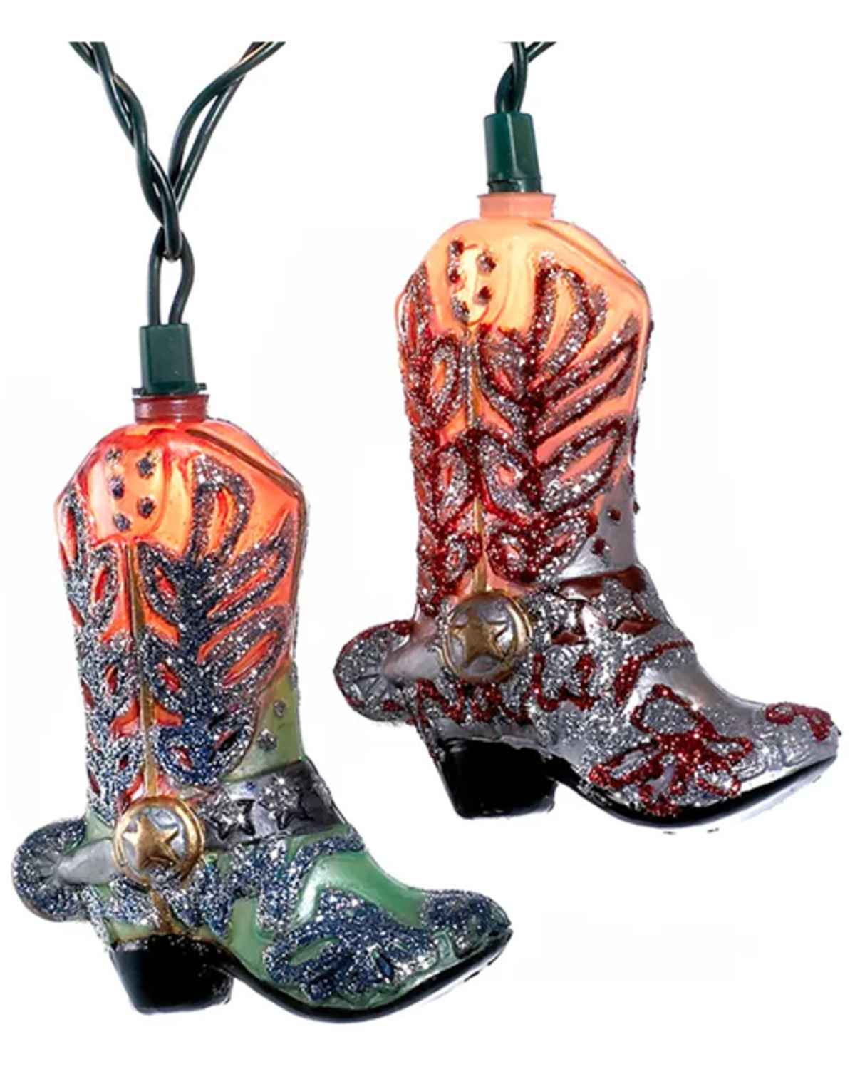 Kurt Adler Cowboy Boot String Light Set; received 6.13km
