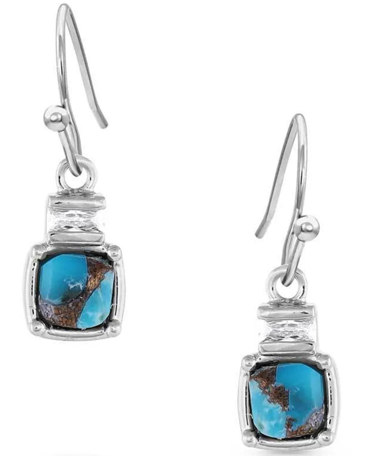 Montana Silversmiths Women's Golden Rush Turquoise Earrings