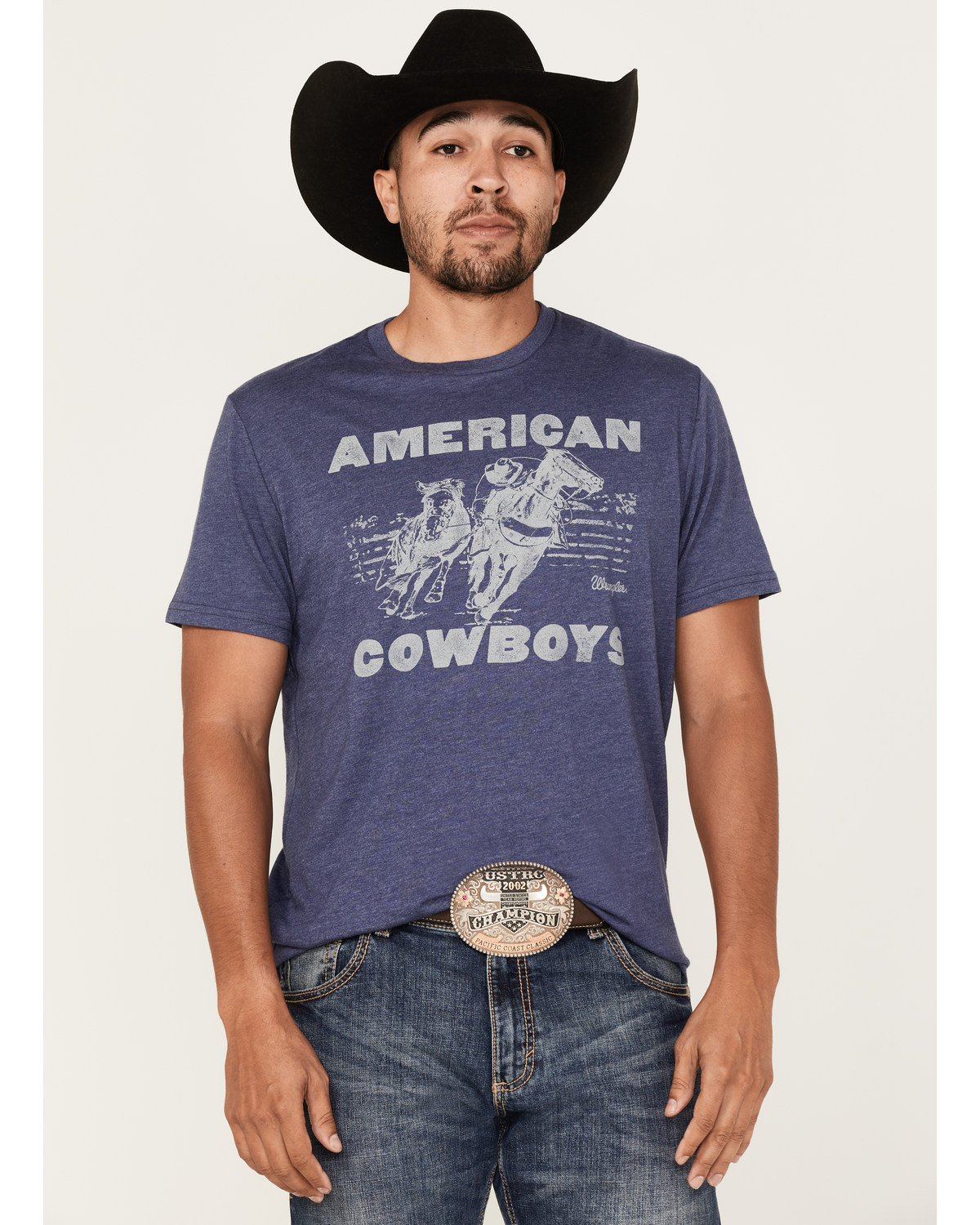Wrangler Men's American Cowboys Rodeo Graphic T-Shirt