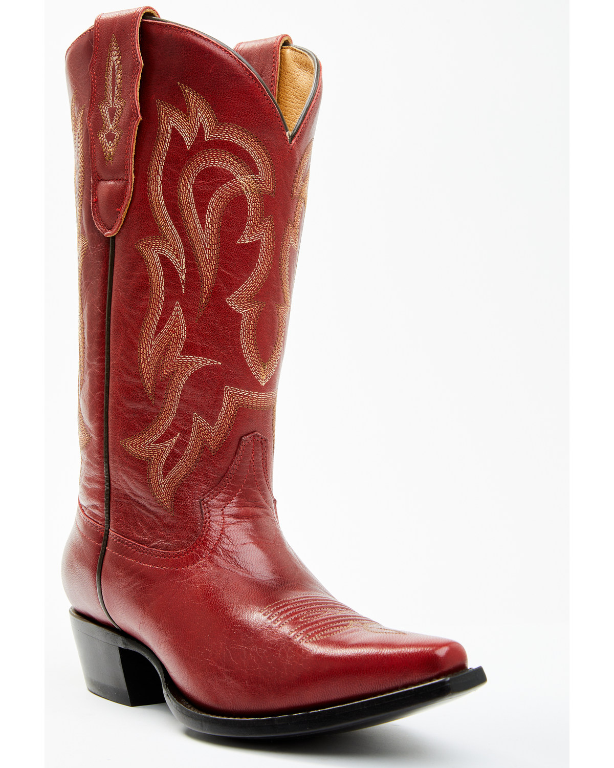 Shyanne® 12" Red Leather Snip Toe Western Boots Boot Barn