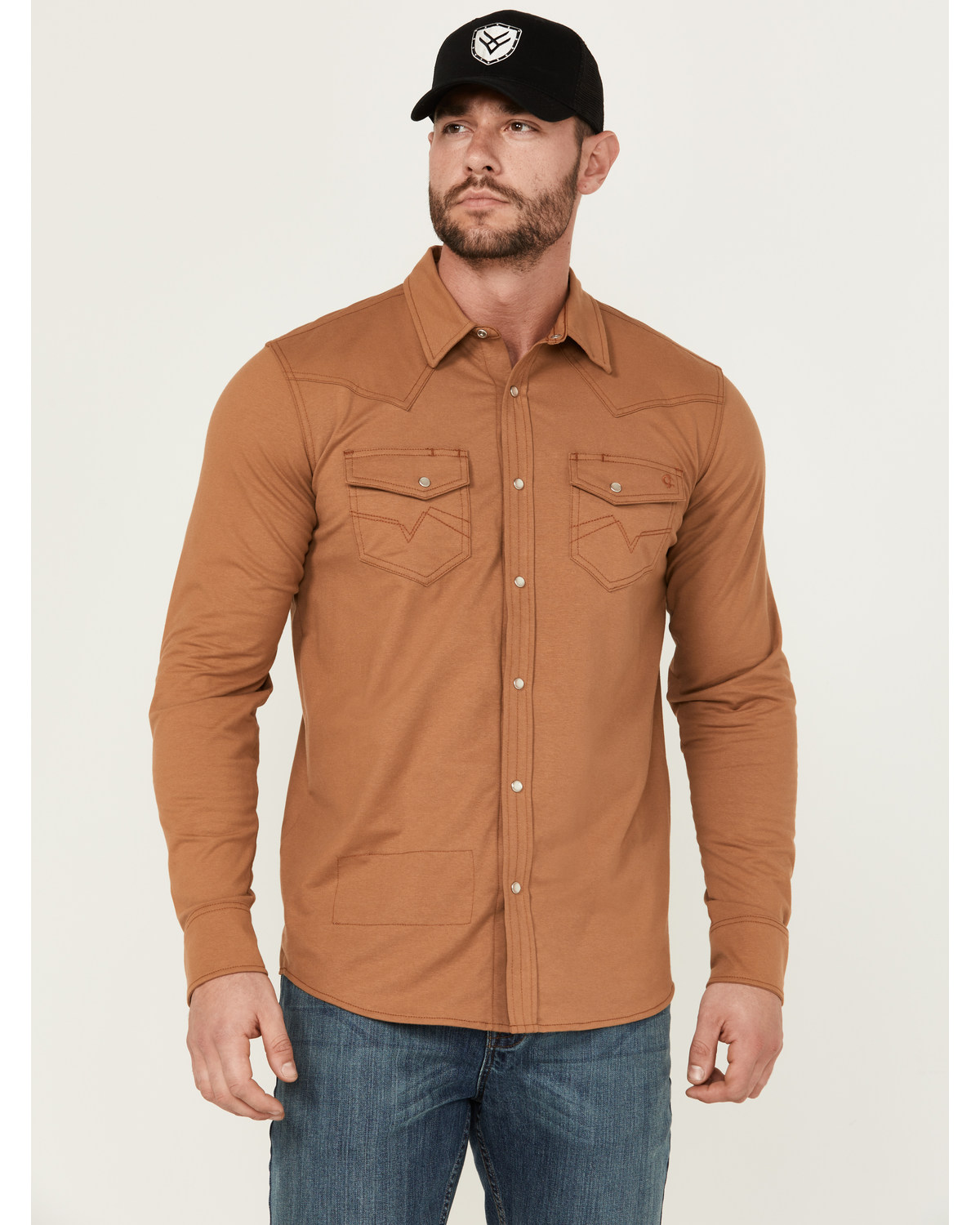Cody James Men's FR Lightweight Solid Long Sleeve Snap Work Shirt