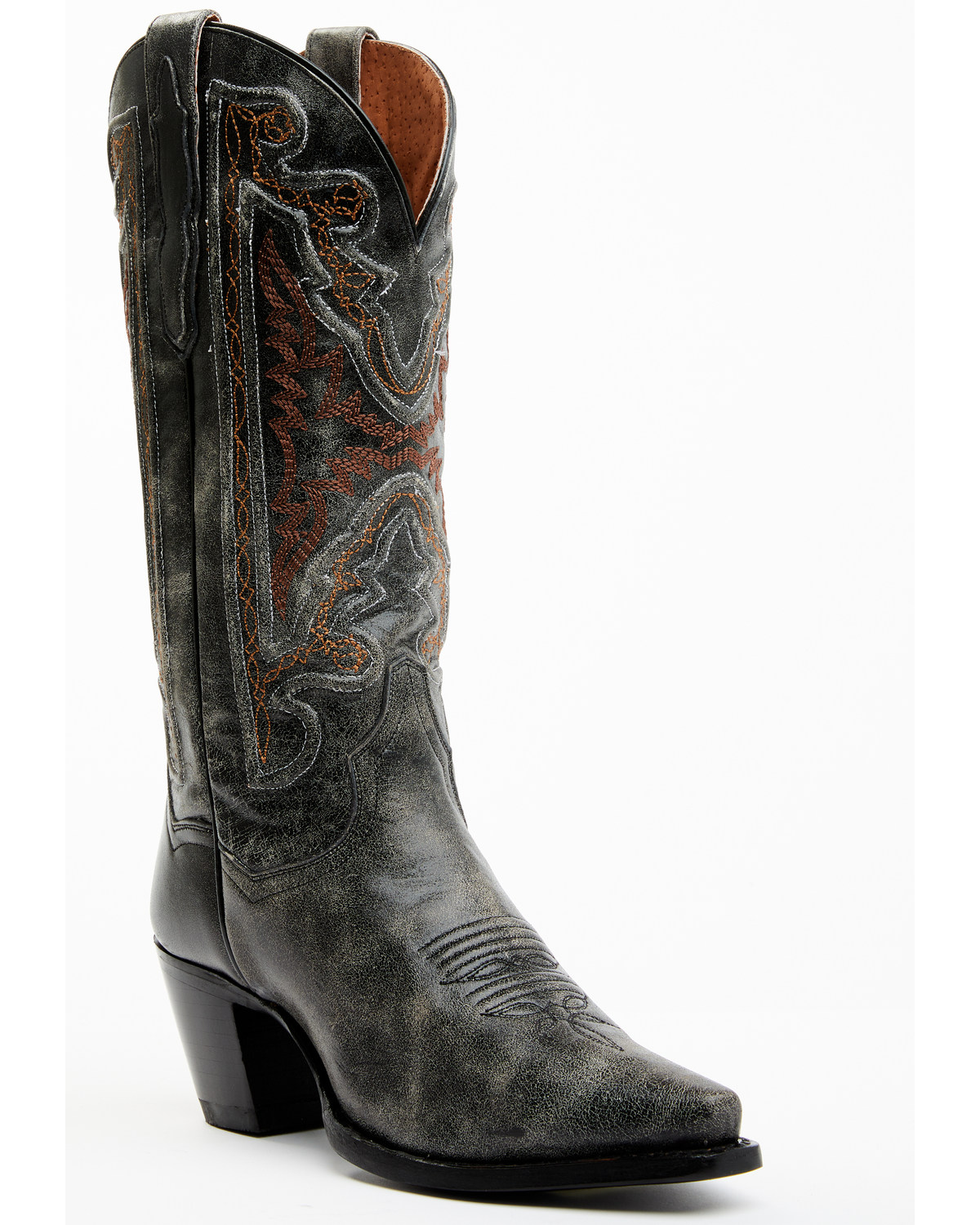 Dan Post Women's Atomic Vintage Embroidered Tall Western Boots - Snip Toe
