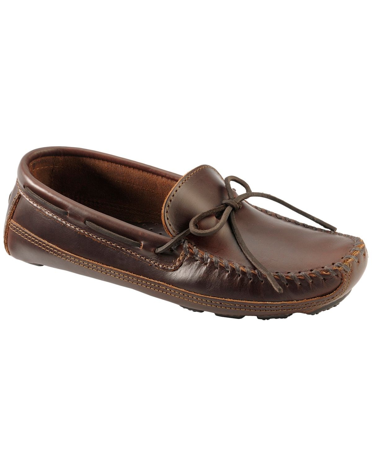 minnetonka cowhide driving moc
