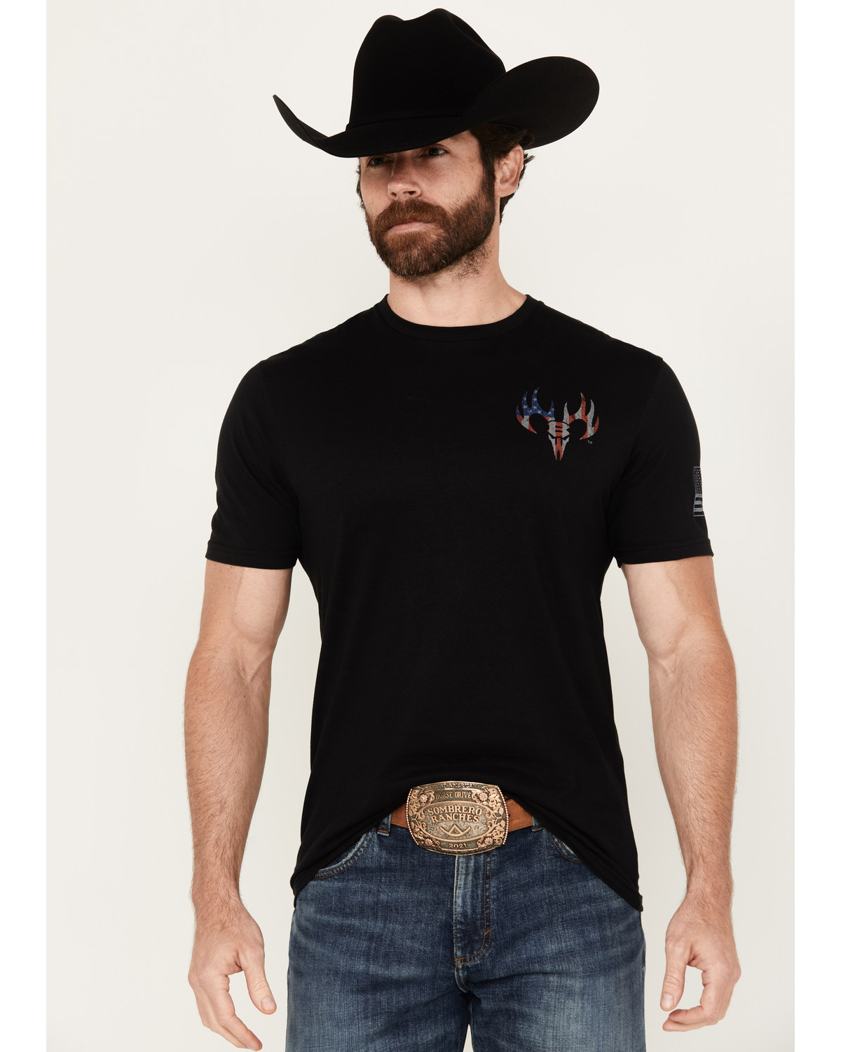 Buckwear Men's More Spine Short Sleeve Graphic T-Shirt