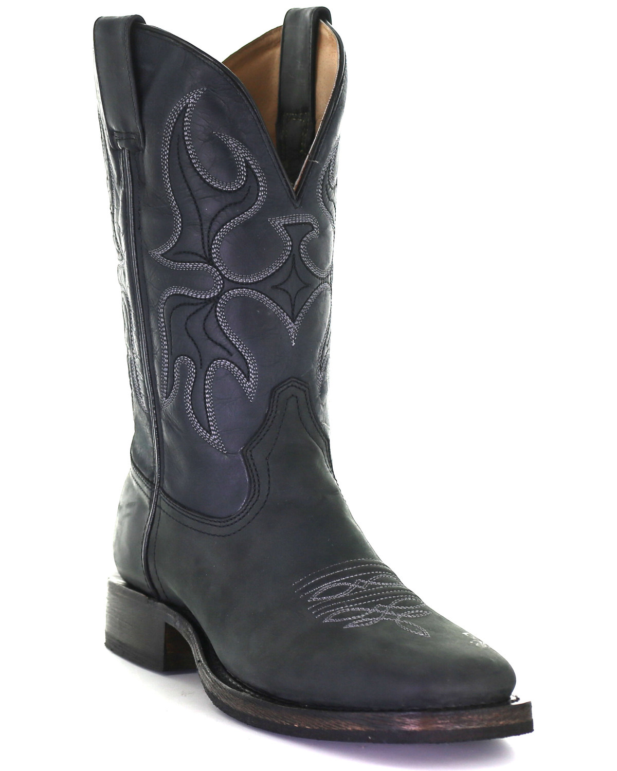 Black rodeo boots clearance