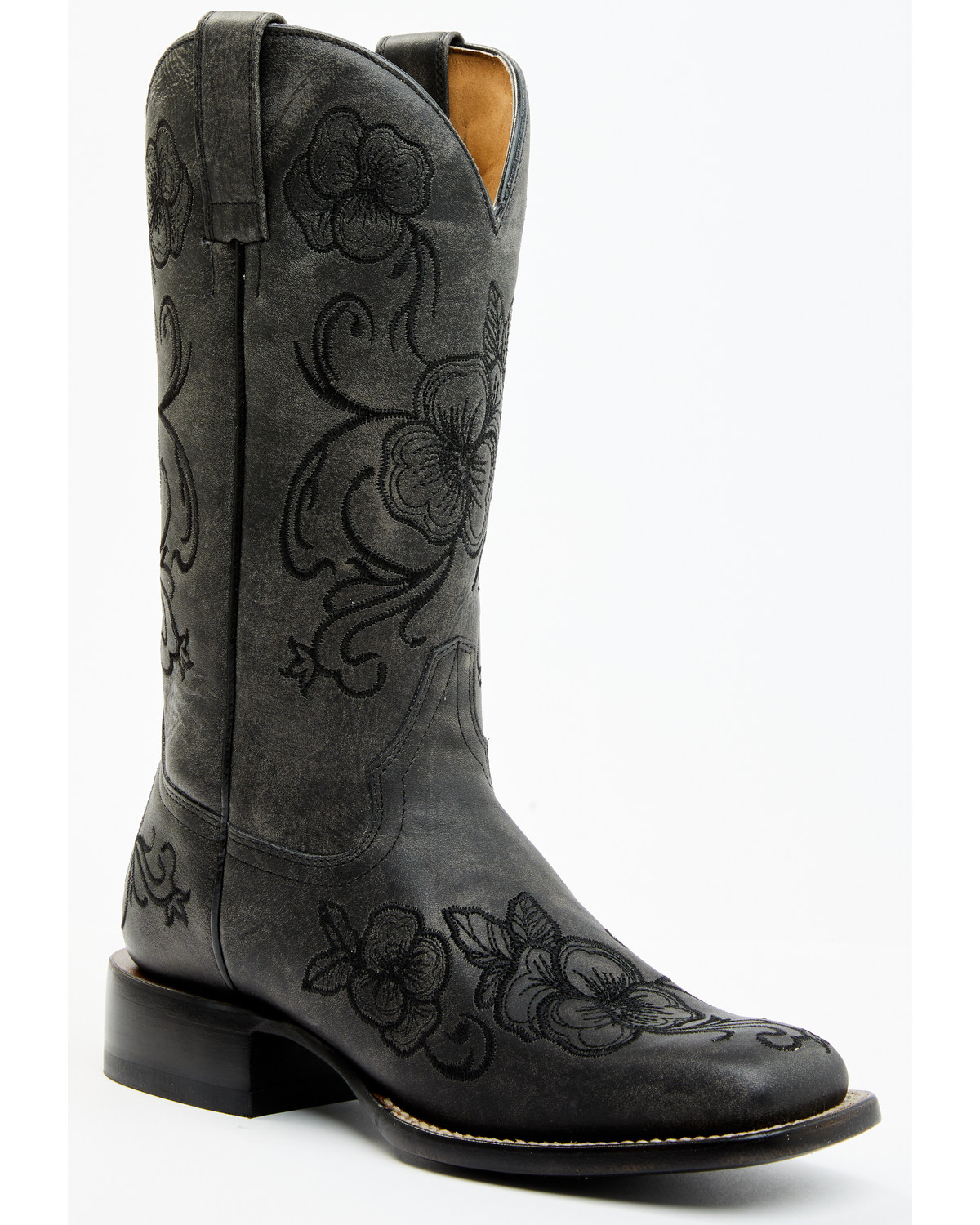 Shyanne Women's Lasy Western Boots - Broad Square Toe