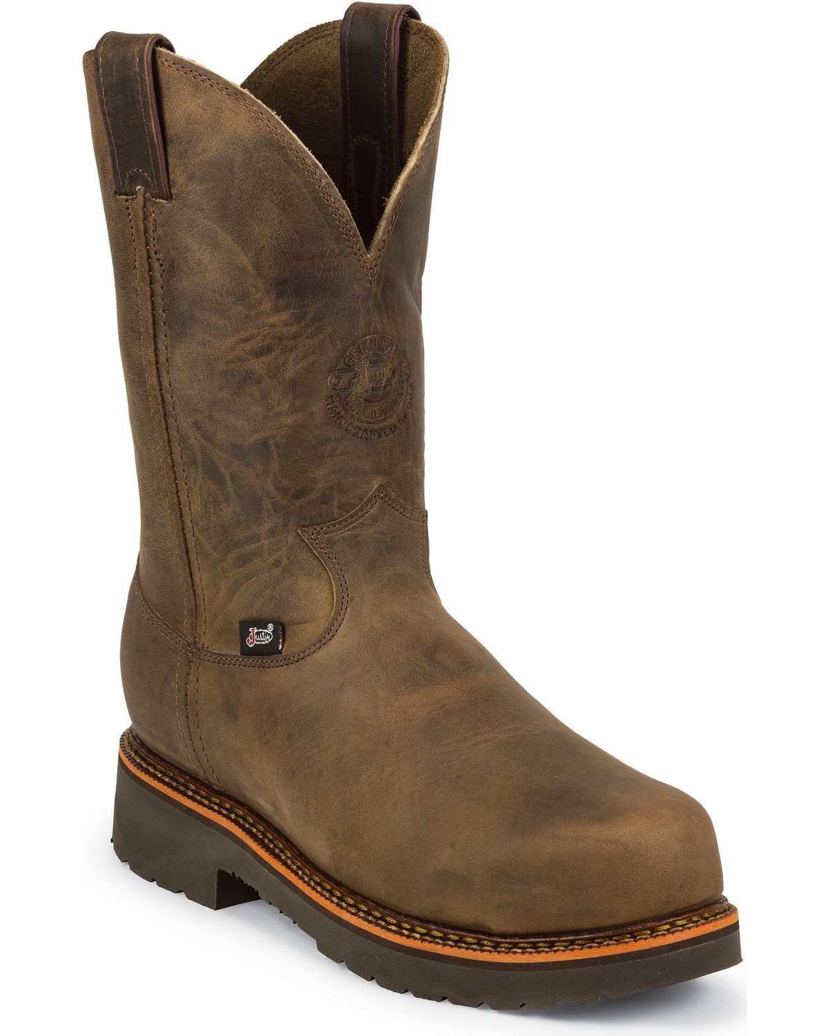 justin men's j max 8 work boots