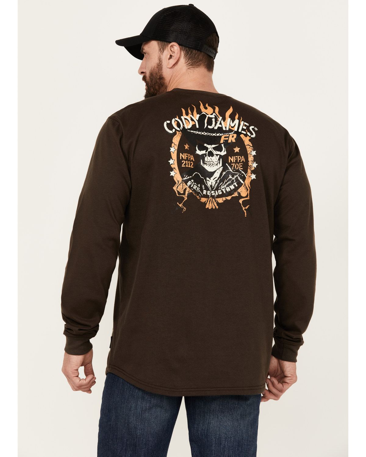 Cody James Men's FR Long Sleeve Graphic Shirt