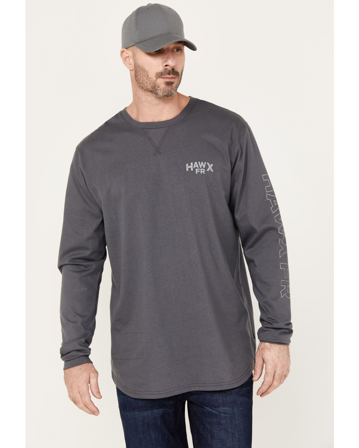 Hawx Men's FR Factory Graphic Long Sleeve Work Shirt