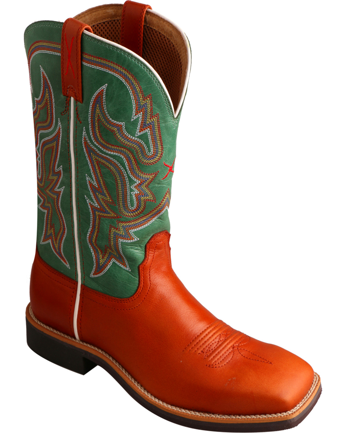 green cowgirl boots