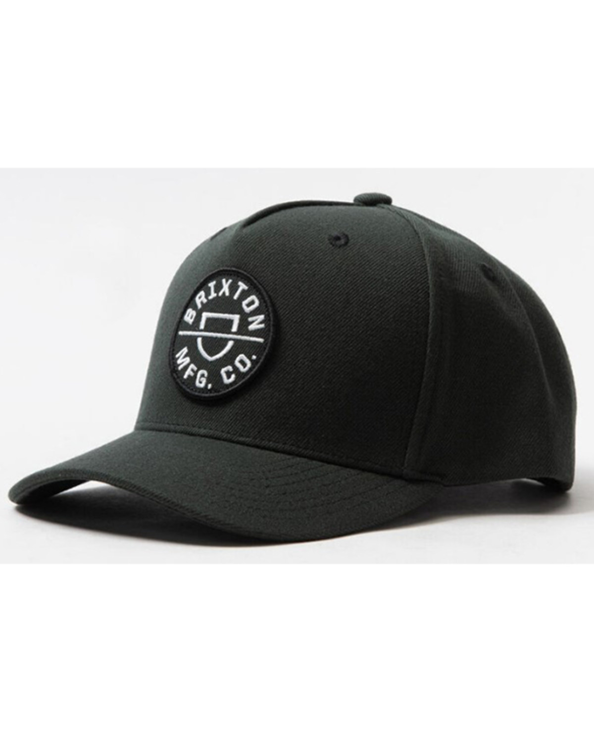 Brixton Men's Crest Circle Logo Patch Ball Cap