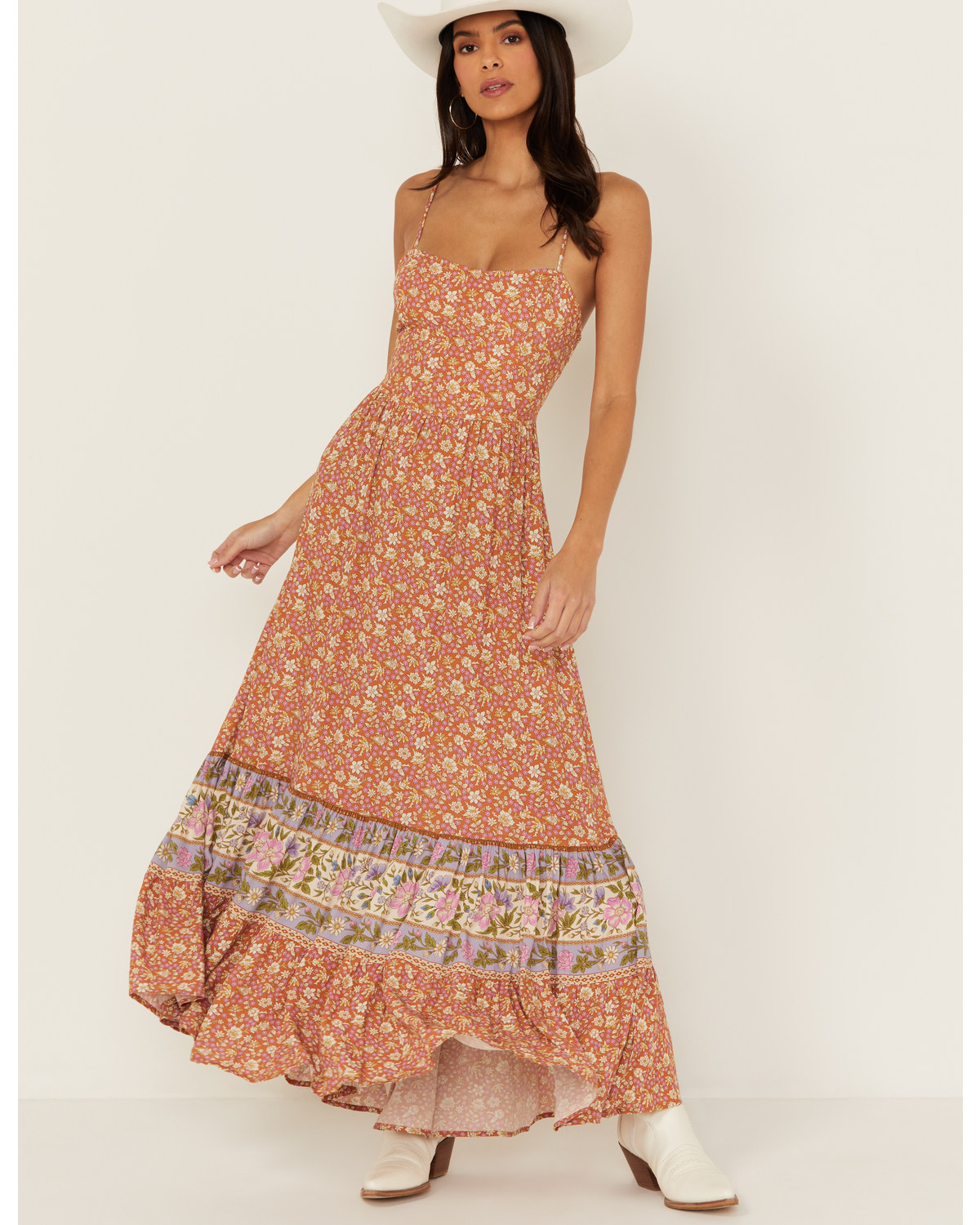 Spell Women's Sienna Floral Print Maxi Dress