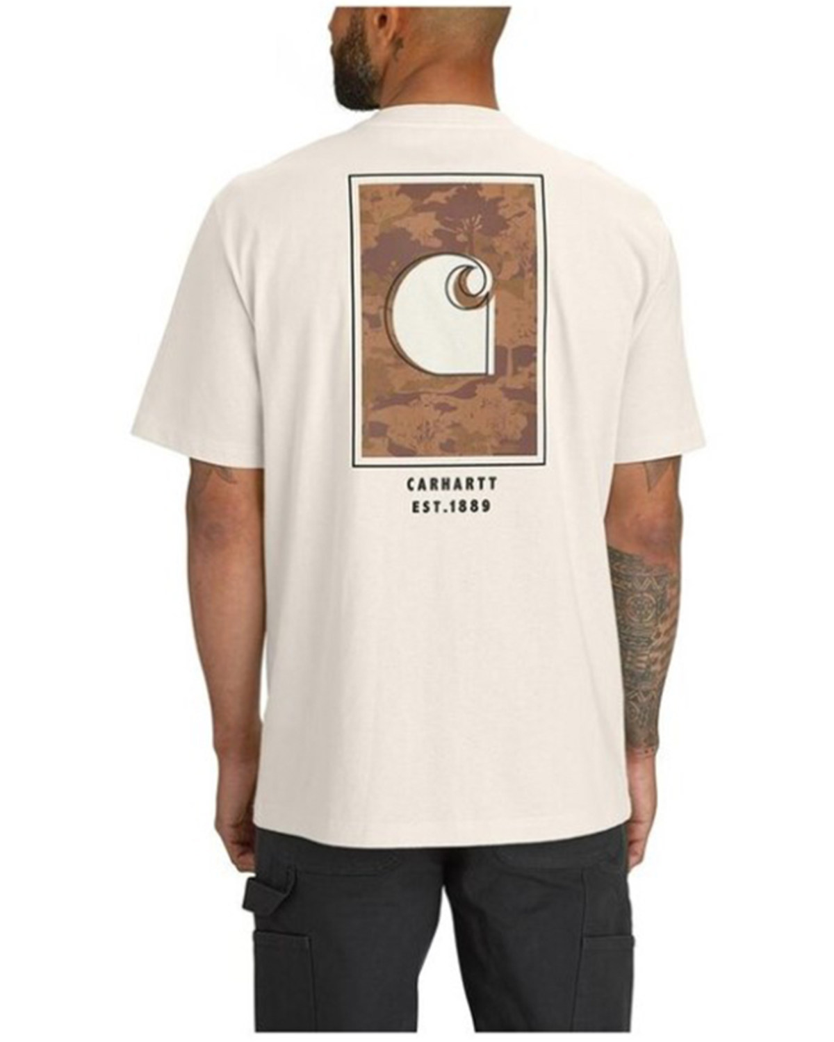Carhartt Men's Loose Fit Heavyweight Short Sleeve Camo Print Graphic T-Shirt