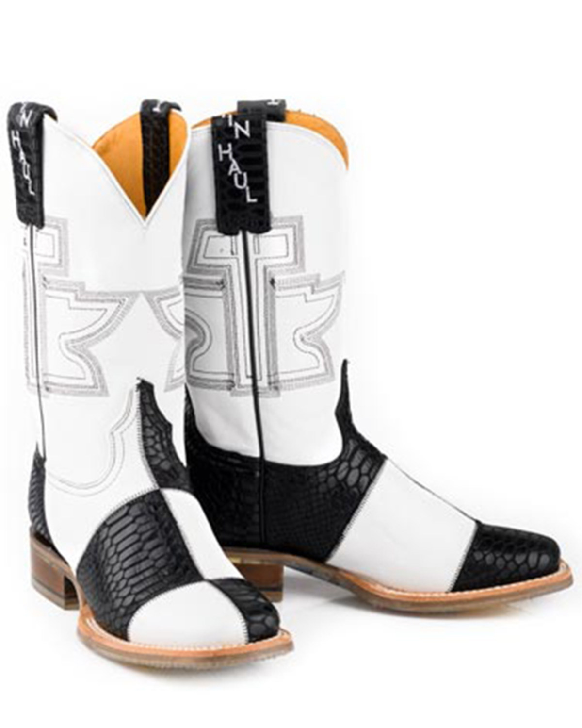 Tin Haul Women's Mondrian Western Boots - Broad Square Toe