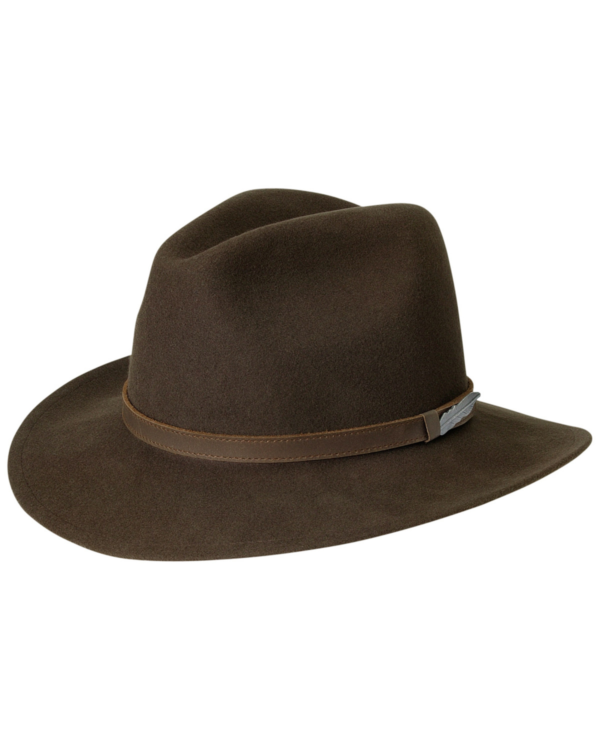 Black Creek Men's Brown Crushable Wool Hat | Boot Barn