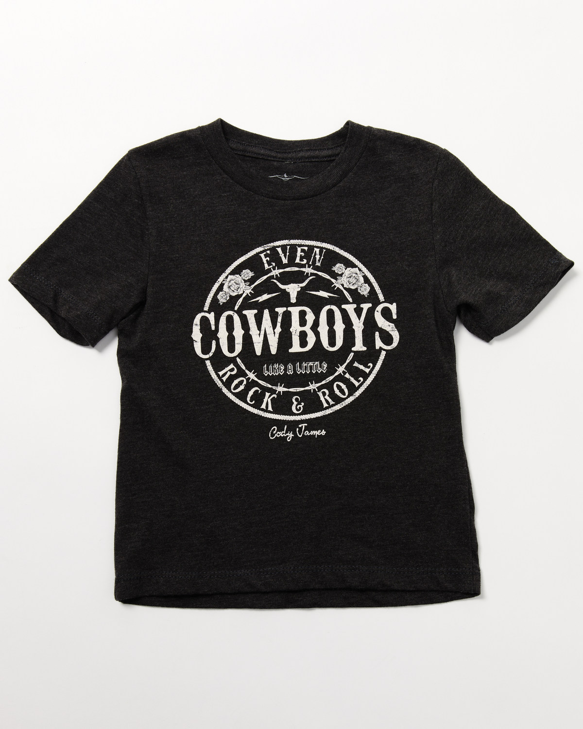 Cody James Toddler Boys' Rock n' Roll Short Sleeve Graphic T-Shirt