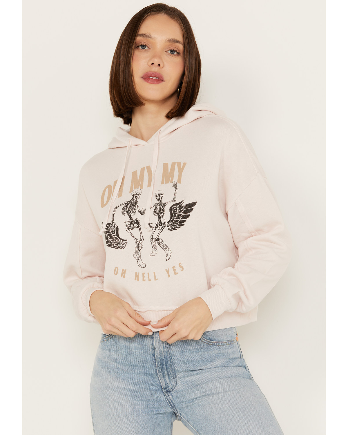 Cleo + Wolf Women's Oh My Cropped Hoodie