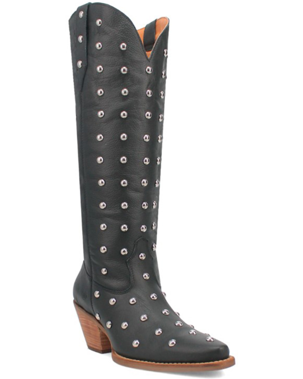 Dingo Women's Broadway Bunny Studded Tall Western Boots - Snip Toe