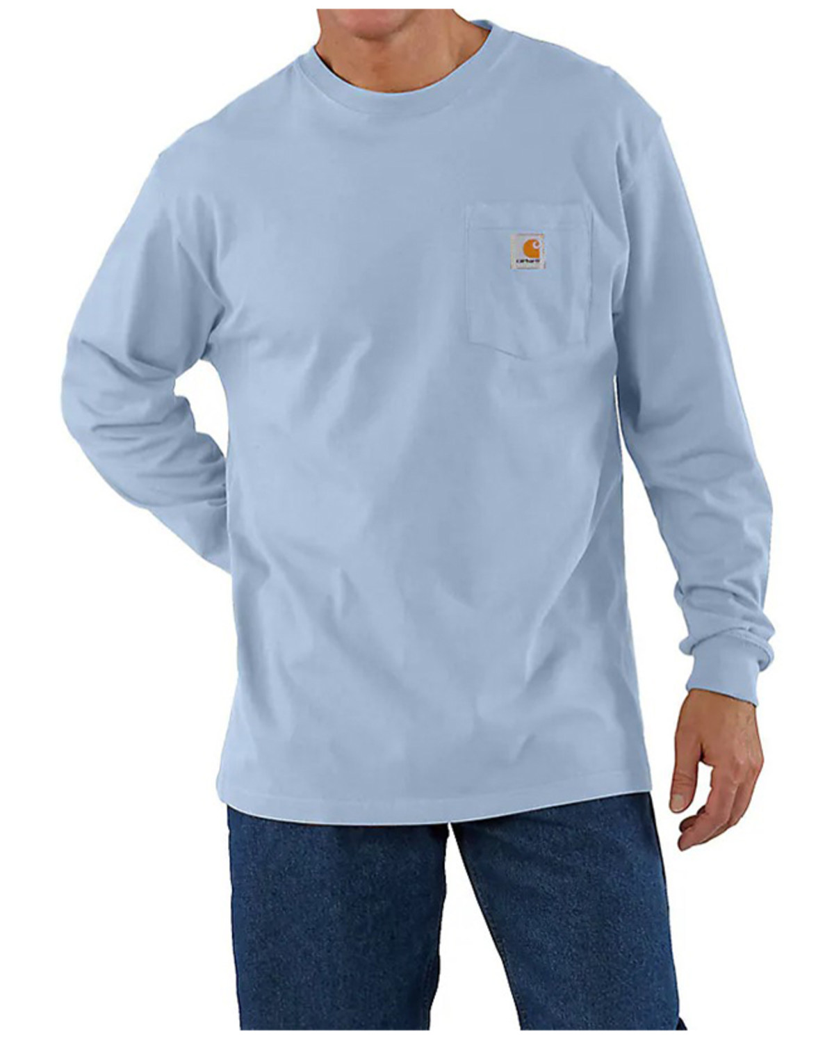 Carhartt Men's Loose Fit Heavyweight Long Sleeve Pocket Graphic T-Shirt