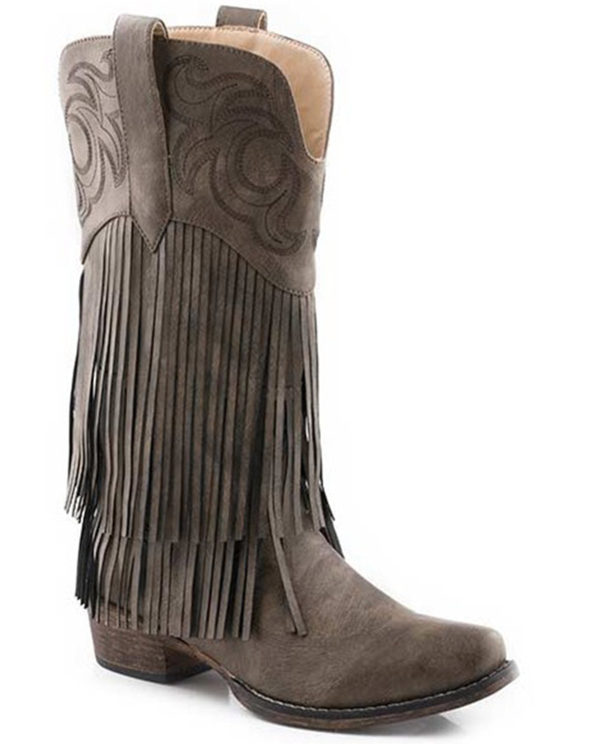 Roper Women's Rickrack Western Performance Boots - Medium Toe