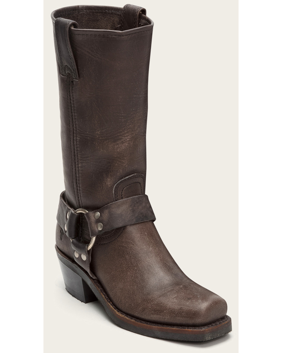 Frye Women S Ash Harness 12r Mid Calf Boots Square Toe Boot Barn