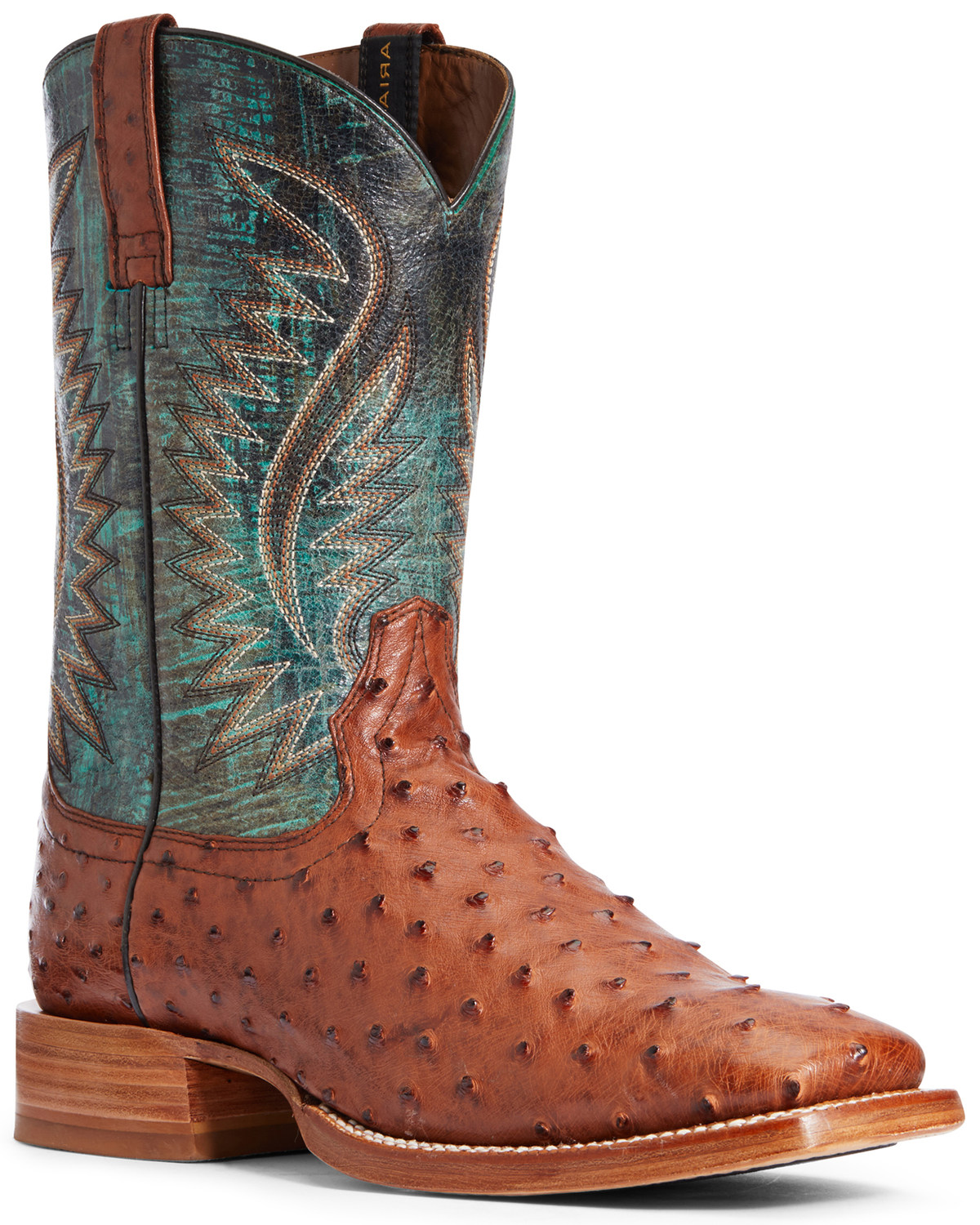 Ariat Men's Gallup Brandy Western Boots - Broad Square Toe