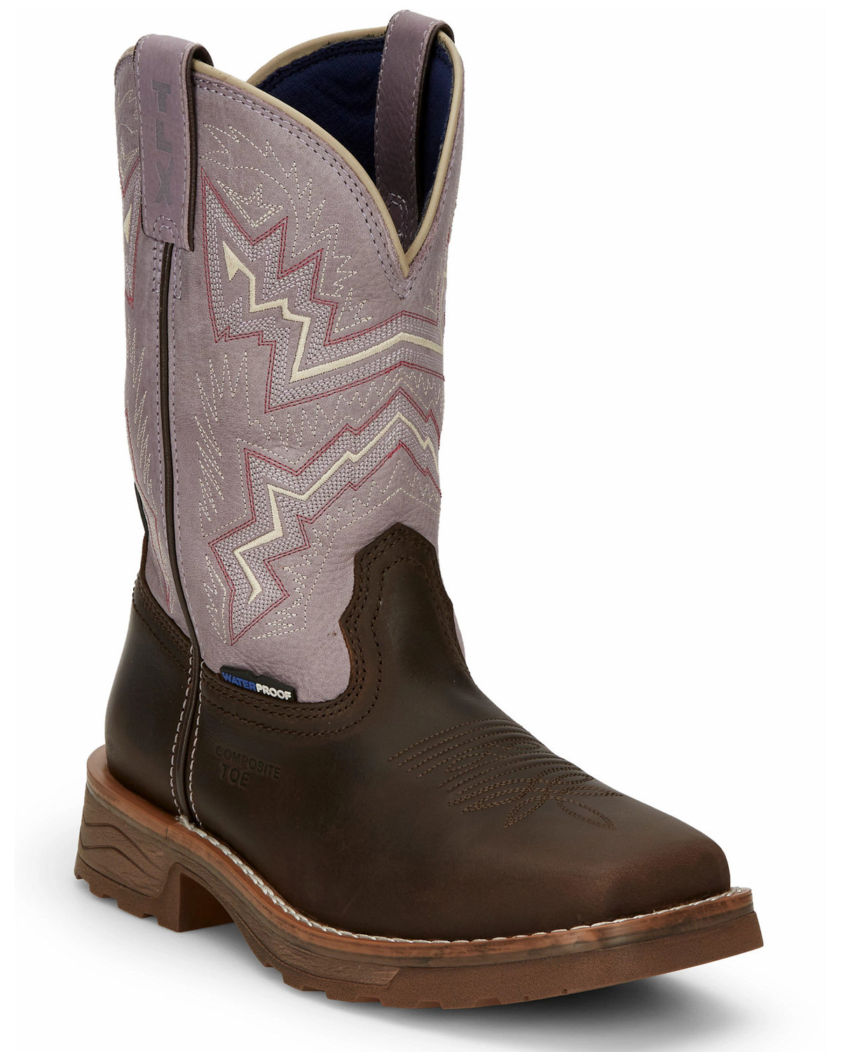 Tony lama women's waterproof comp toe work boots clearance