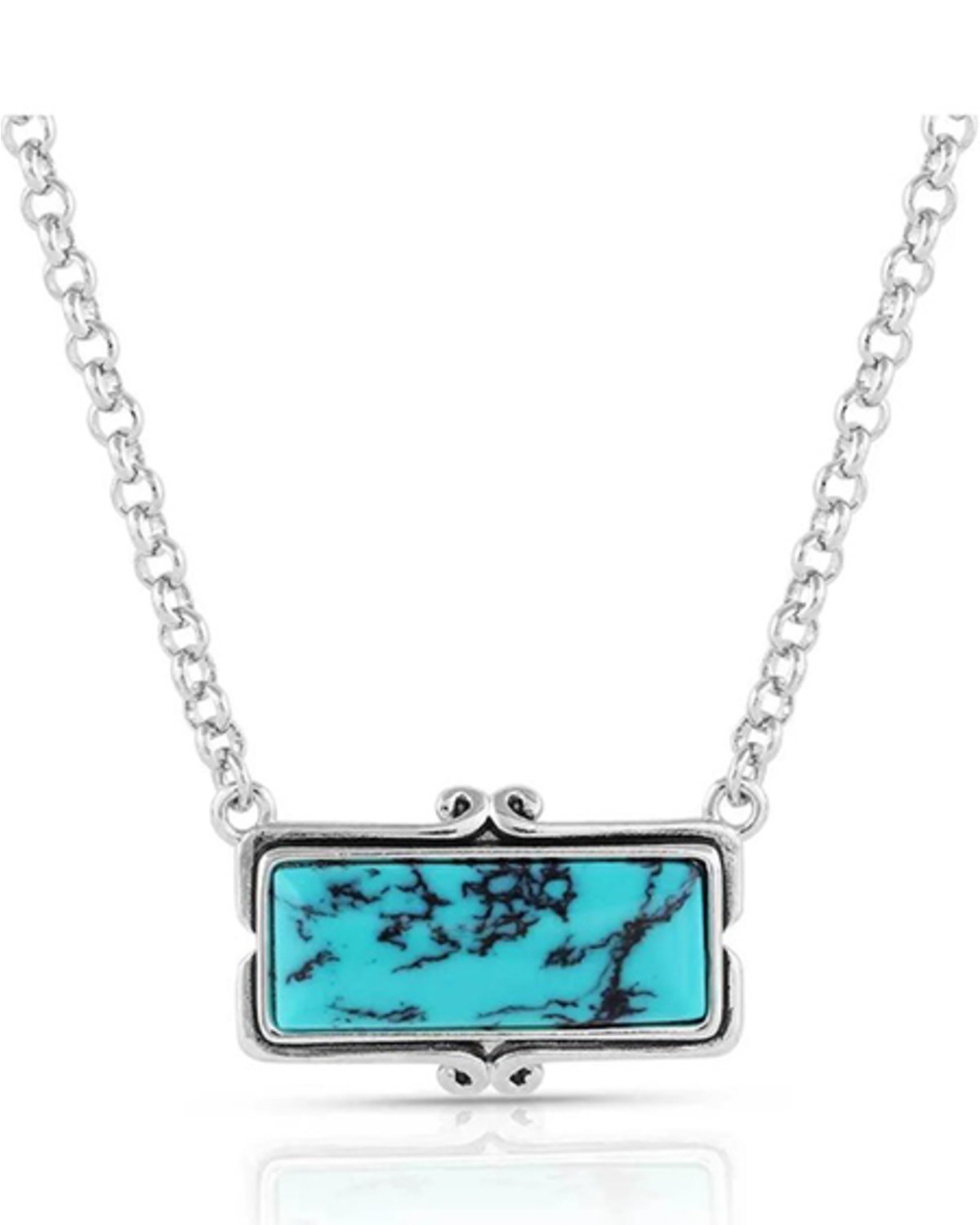 Montana Silversmiths Women's Looking Glass Turquoise Necklace