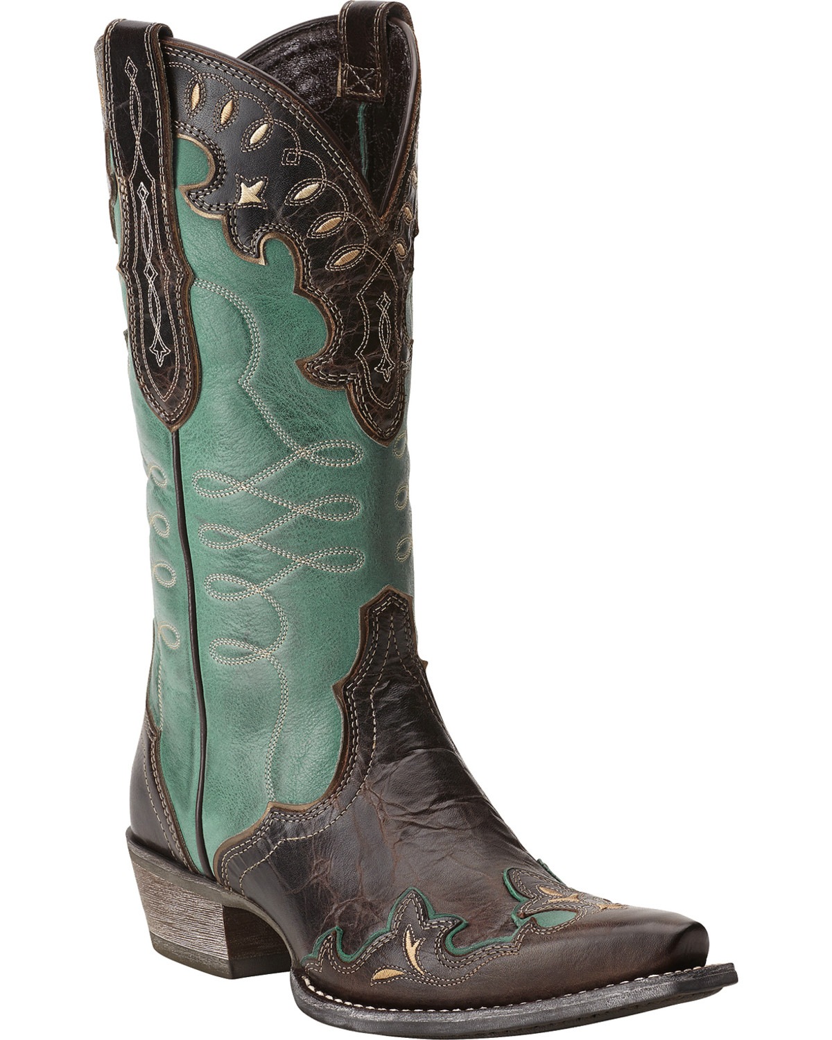 Ariat Women's Brown Zealous Barnwood Western Boots - Snip Toe | Boot Barn